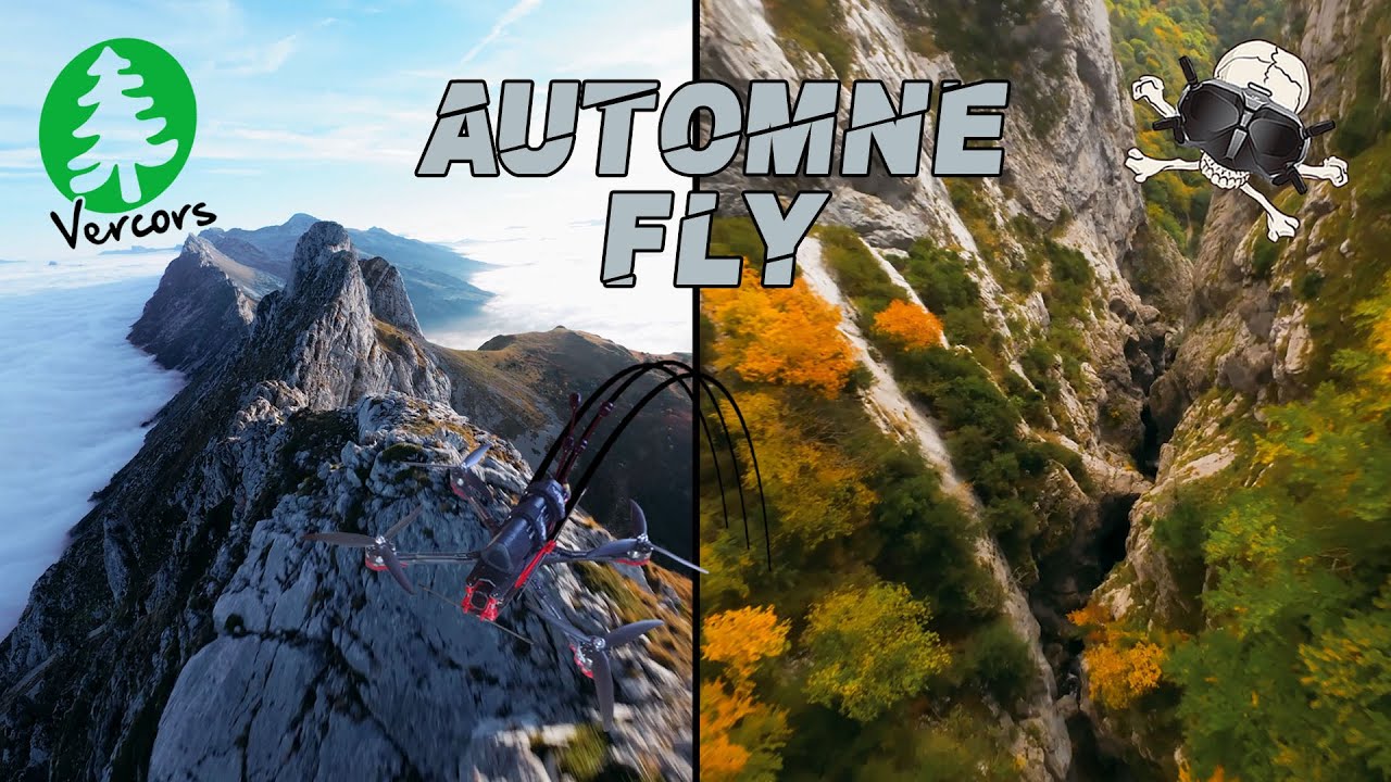 AUTOMNE FPV MONTAGNE SURFING - Massif Du Vercors - 4k Uhd