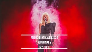 Melodifestivalen 2020 - SemiFinal 2 - Top 6 (4K)