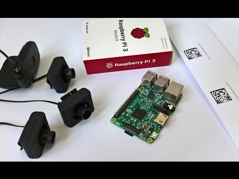 DataSymbol Raspberry Pi Barcode Scanner #4 Raspberry 3 (1 GB) with several Web cameras.