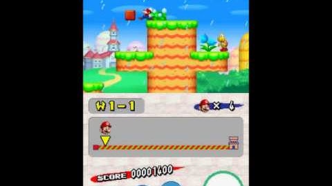 A rainy level in NSMB