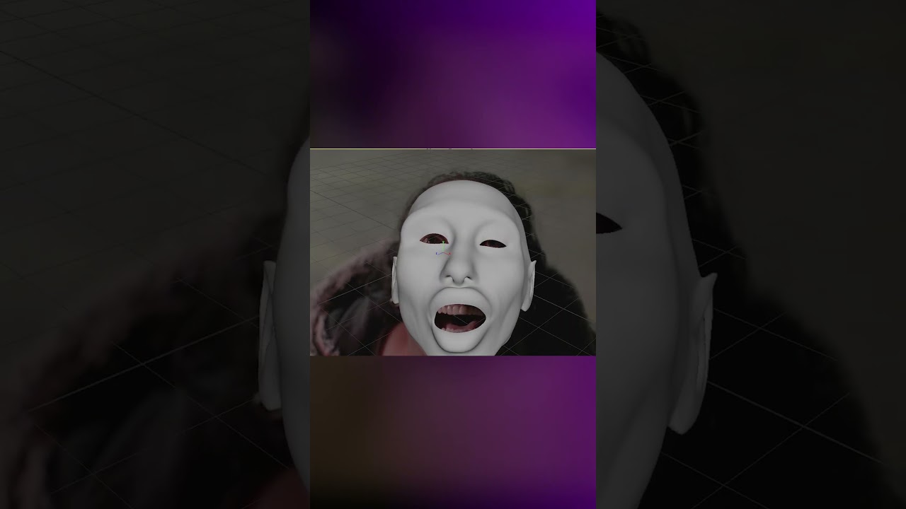 Man to Demon VFX 🔥 | 3D Modeling + Face Tracking Breakdown