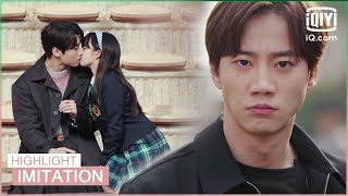 🙁Ryoc gets jealous while watching Maha shoot the kissing scene | Imitation EP8 | iQiyi K-Drama