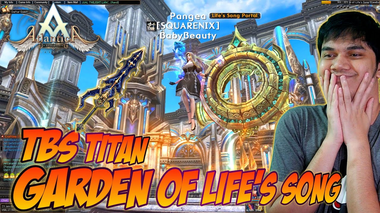TBS TITAN REWARD EQUIP RARE SWORD OF LIFE'S SONG - ATLANTICA REBIRTH INDONESIA