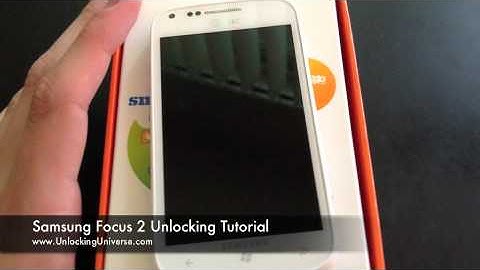How to Unlock Samsung Focus 2 for all Gsm Carriers using an Unlock Code