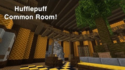 Harry Potter-Minecraft Hufflepuff Common Room-Book Hogwarts