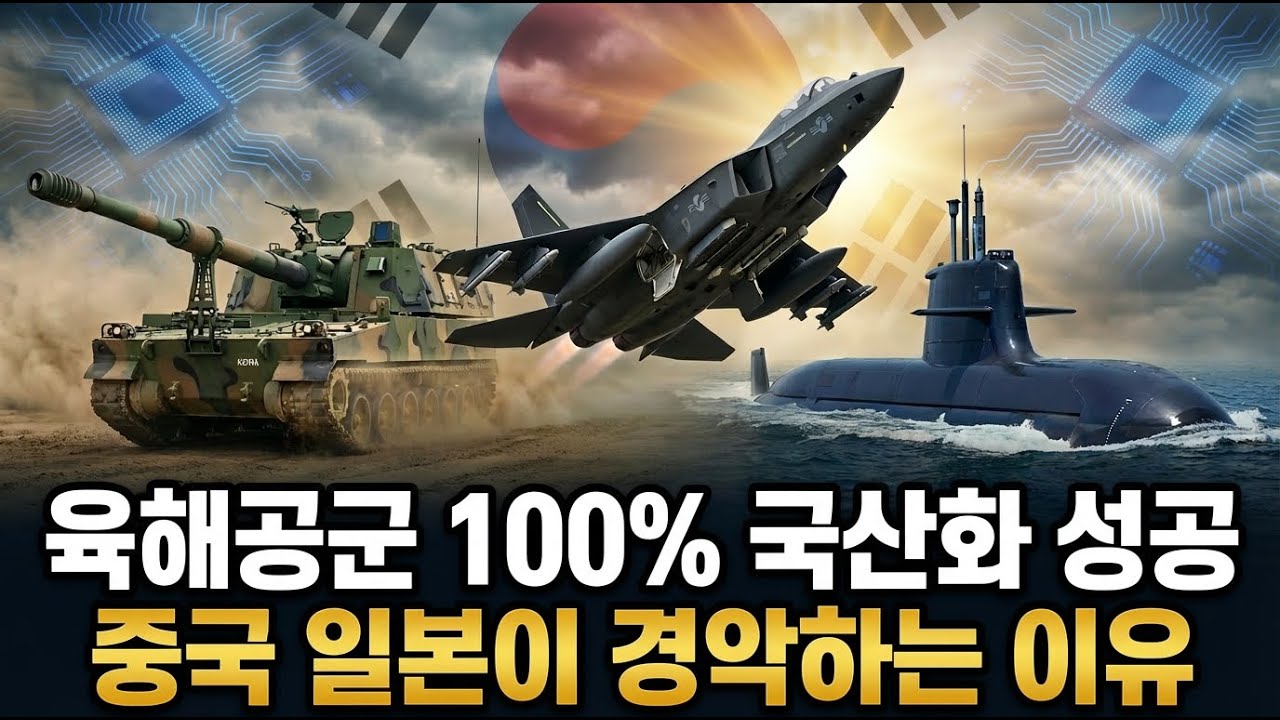 육해공군 100% 국산화 성공 중국 일본이 경악하는 이유