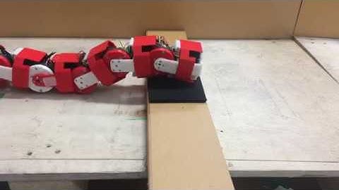 The problem of side stability in Pedal Wave locomotion of snake robots on uneven terrain.