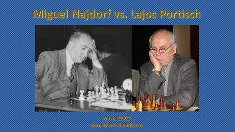 Epic chess game :  MIGUEL NAJDORF vs. LAJOS PORTISCH :  1962 VARNA   #chess #game  #tactics