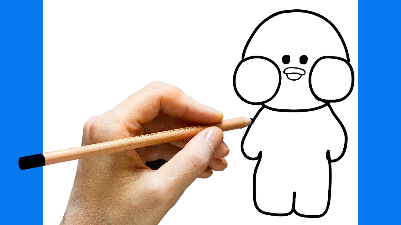 COMO DESENHAR UM PAPER DUCK - YouTube