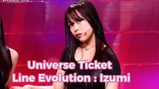 (Universe Ticket) Line Evolution : Izumi
