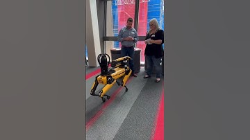 Boston Dynamics #Spot delivery in action
