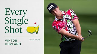 Viktor Hovland's First Round | Every Single Shot | The Masters Net Worth