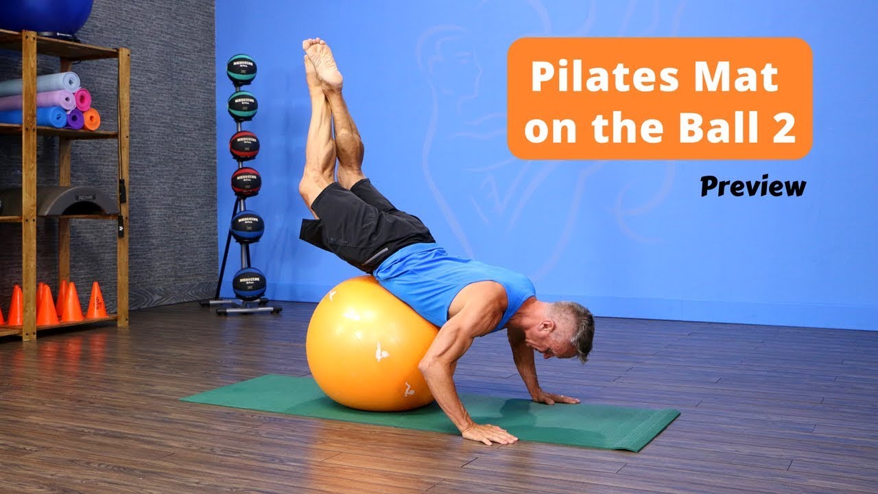 Pilates Mat Workout with Swiss Ball 2 Preview YouTube