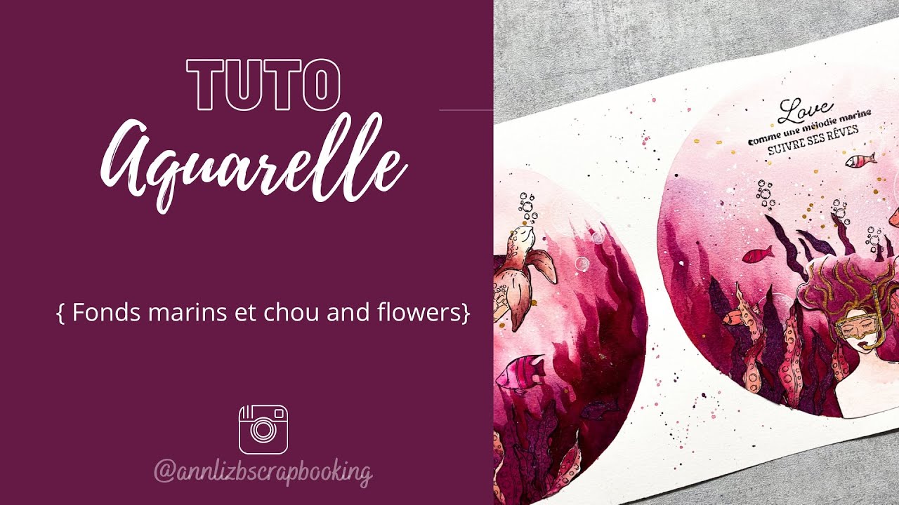 Technique aquarelle : travailler dans l’humide pour créer flous et arrière plan 👍