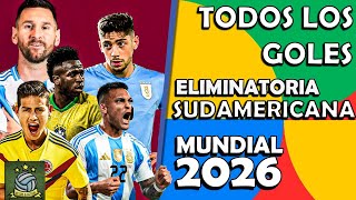 All the goals from the South American World Cup Qualifiers for 2026