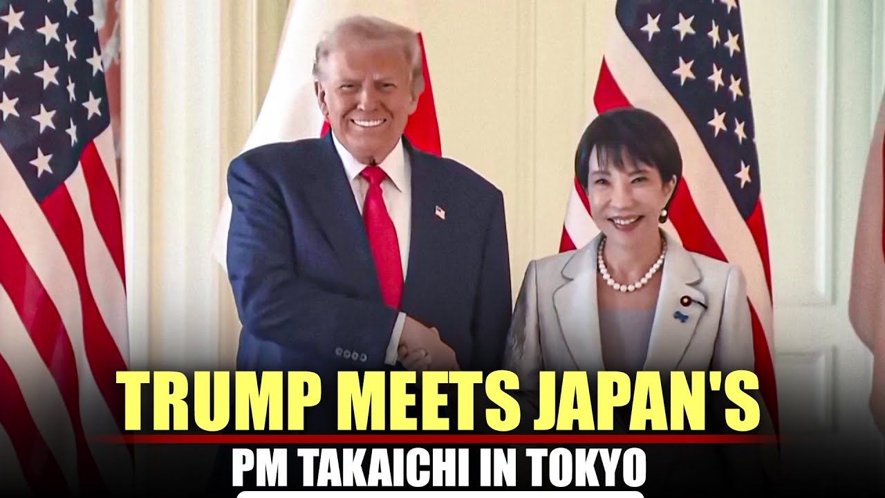 LIVE: U.S. President Donald Trump meets Japan's new Prime Minister Sanae Takaichi in Tokyo