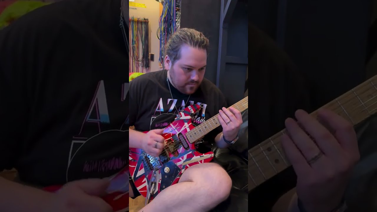 Wolf Van Halen Using The Original EVH Frankenstein On End Shorts