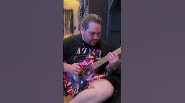 Thumbnail of Wolf Van Halen Using The Original EVH Frankenstein on 'The End' #shorts