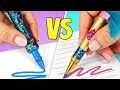 ✨Unicorn vs. Mermaid! 🦄🧜‍♀️ DIY School Supplies Battle! 🎨📚