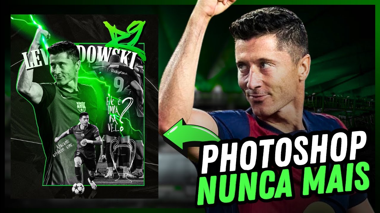 Fiz um FLYER esportivo no CANVA e isso mudou minha experiência com a Champions league!