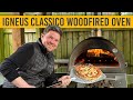 Igneus classico wood fired pizza oven  review  first cook