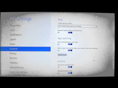 Windows 8 - Auto correct feature