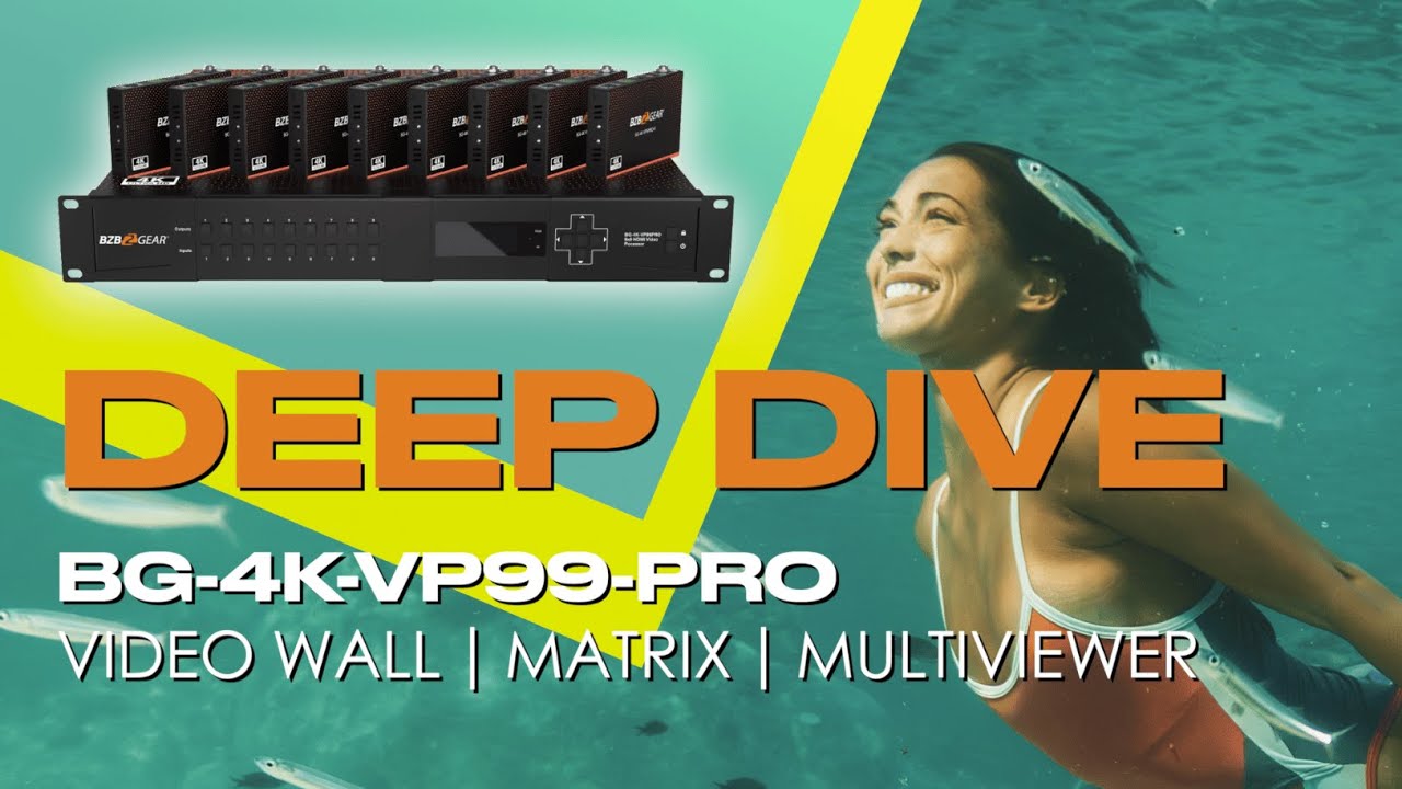 Ultimate Guide to the BG-4K-VP99PRO | 9x9 Video Wall, Matrix Switcher, & Multiviewer
