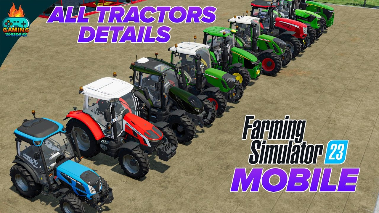 Farming Simulator 23 Shop - All Tractors in Farming Simulator 23 so far  with details 