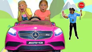 EsCapE The Police Officer DriVing Pink Remote Control Car!