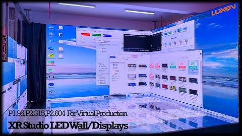 LED Wall Display for Virtual Production, XR Stage, Film Studio, Broadcast, Filmmaking &TV Production