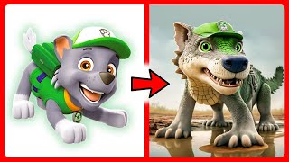 🐊 PAW PATROL as CROCODILES 🦴 All Characters