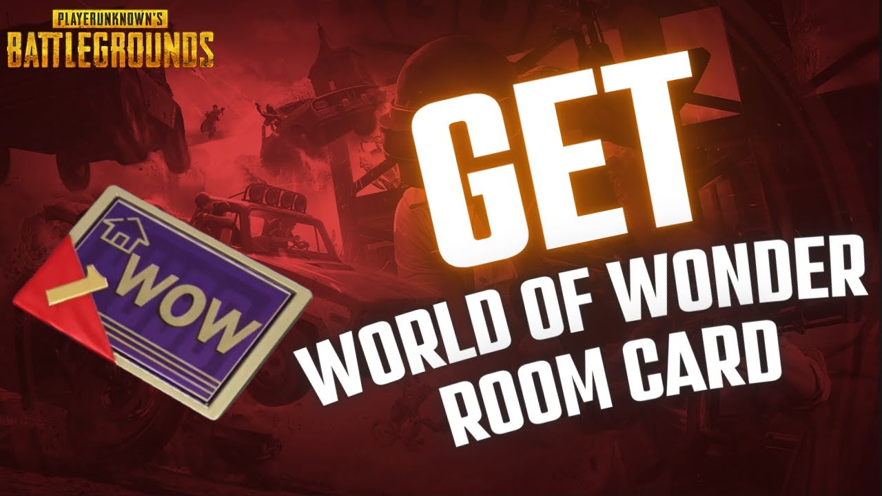 Как получить карту комнаты World of Wonder в Pubg Mobile 2024?