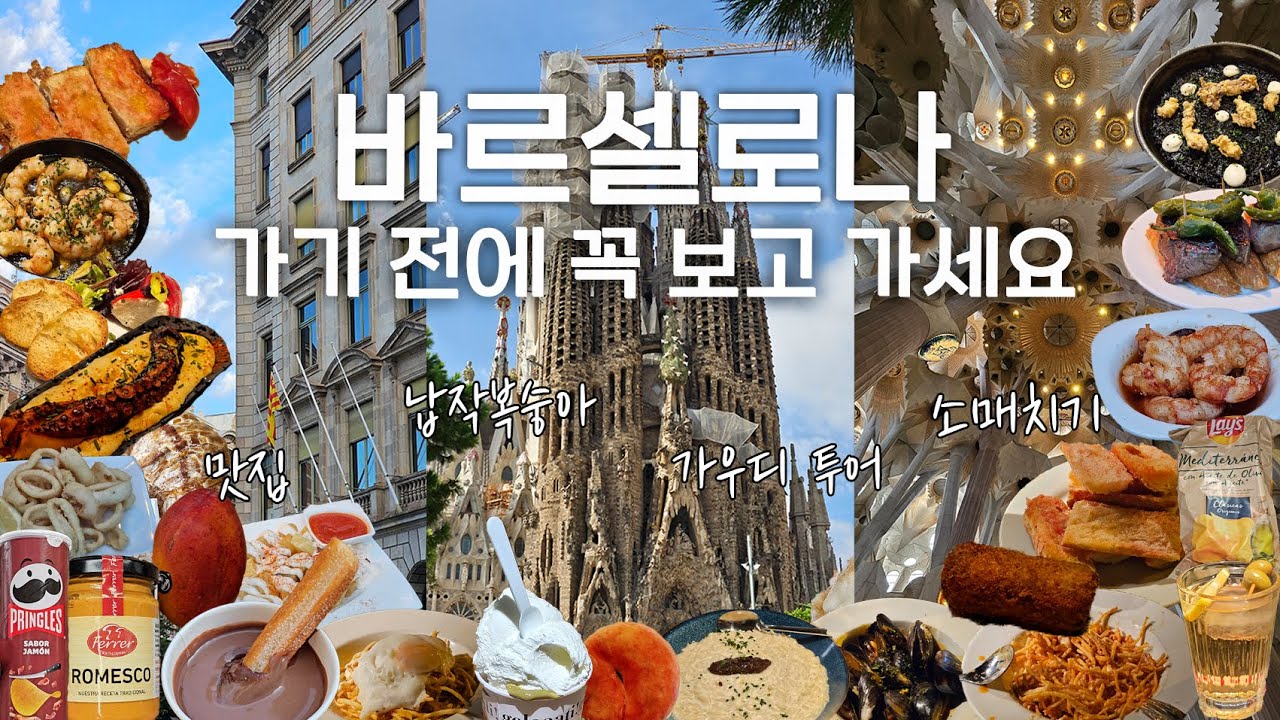 스페인 바르셀로나 여행 브이로그 🇪🇸 1일 1소매치기 만난 이야기 - 유럽 1