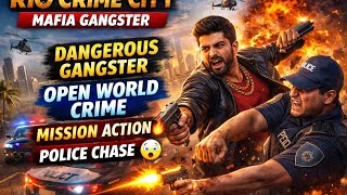 Rio Crime City Mafia Gangster Gameplay 🔥 | Open World Gangster Game | Mission & Action Hindi screenshot 3