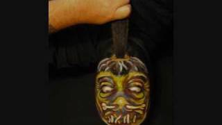 Shrunken Head James Kuhn. Face Paint Illusion.