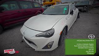 Used Auto Parts Inventory - Stock #HJC314 - 2013 Scion FR-S