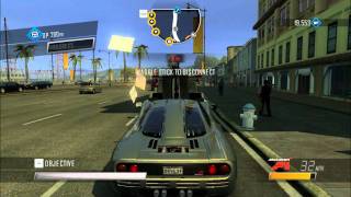 Driver San Francisco Gameplay - Handbrake stop 200m (Stunt Dare)