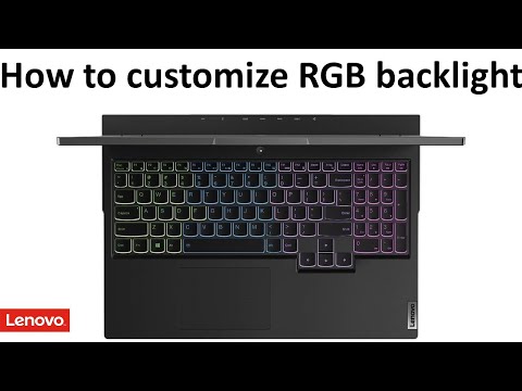Switch On & Customize RGB Keyboard || Lenovo Legion 5i (Part 1)
