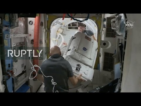 LIVE: Astronauts Koch and Meir perform spacewalk to complete battery replacement