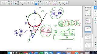 Day 8 E Learning Tangent : Tangent outside circle