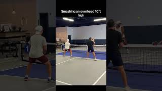 Hitting An Overhead In Pickleball Like It’s Tennis…