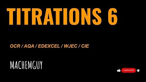 Harder titration calculation 6