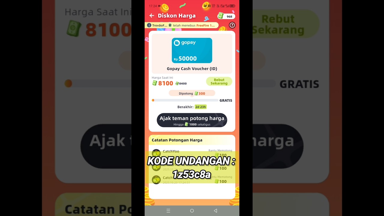 EVENT UNDANG TEMAN CATCH YOO | PENGHASIL UANG CATCH YOO