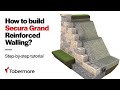 How To Build Secura Grand Geogrid Reinforced Walling - Step by Step Guide Installation Tutorial