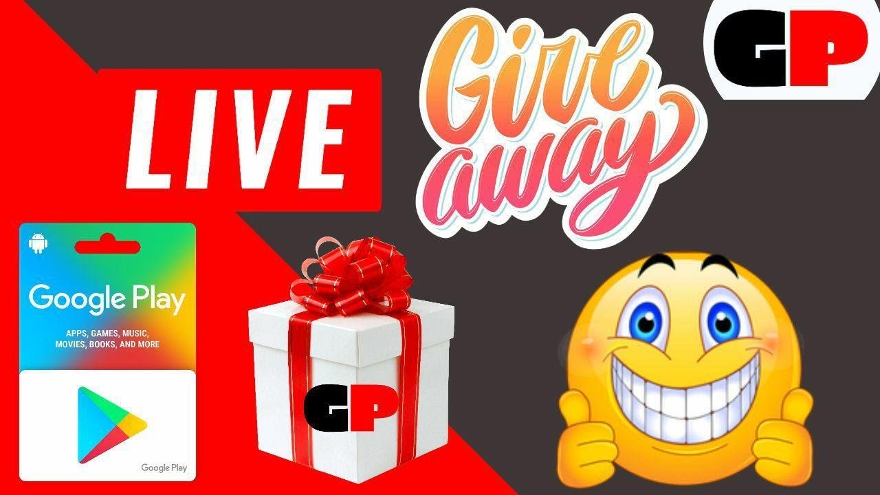 Live Google Play Gift Card Giveaway GP Community YouTube