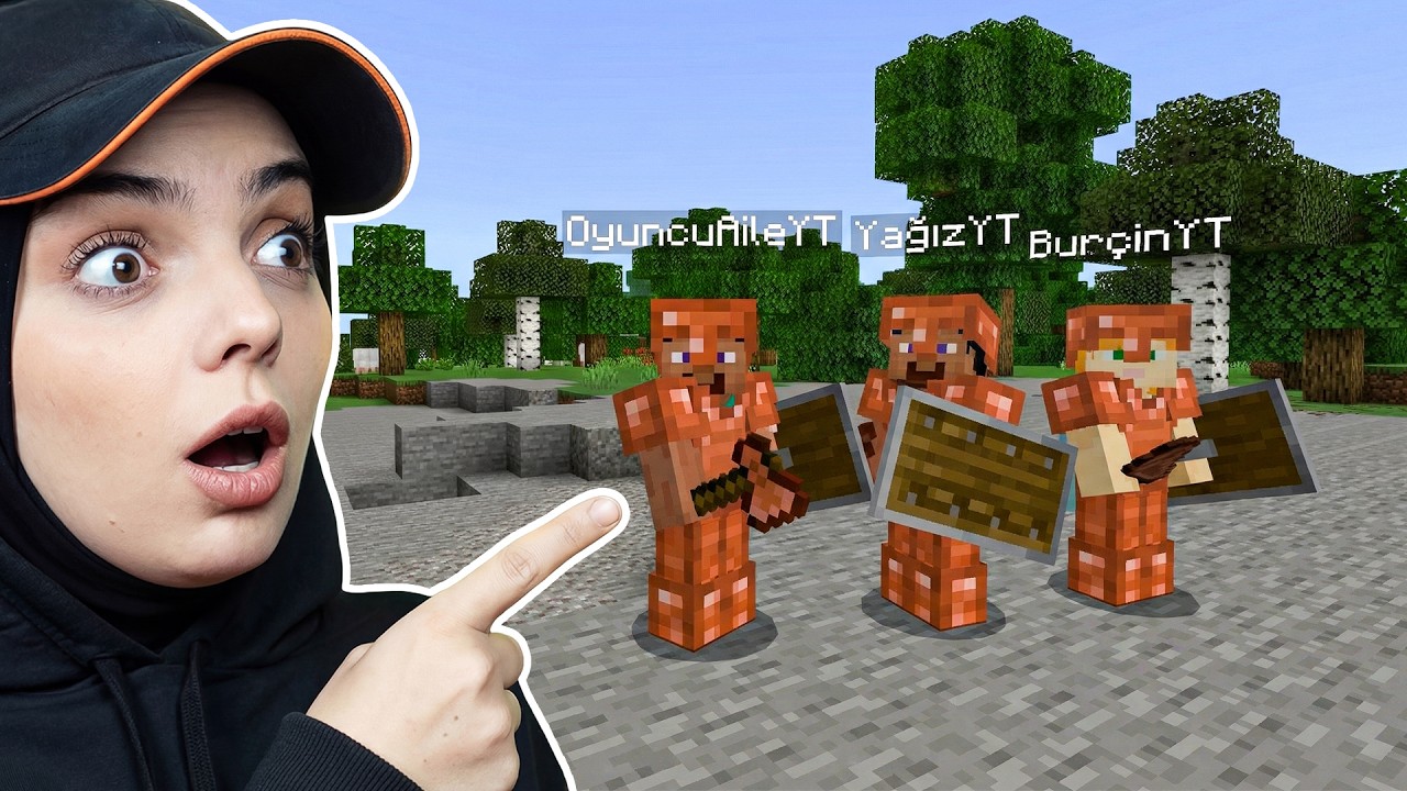 BAKIR SET OLDUK! BİRLİKTE MİNECRAFT 4.BÖLÜM! 😱🧡