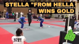 SBG Montana Stella from hella Davison's first blue belt match.