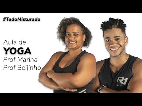 DESAFIO TUDO MISTURADO - YOGA - Prof Marina e Beijinho