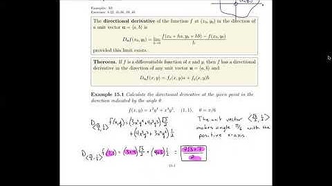 11.6 Directional Derivatives and the Gradient Vector