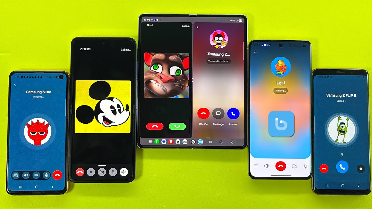 Social Media BIP+Botim+Skred Incoming Outgoing Call Samsung Z Fold3, S9, S10e,OPPO Find Flip, Realme